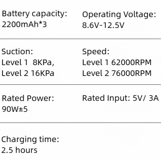 Wireless handheld car-mounted brushless vacuum cleaner, vehicle-sized compact dual-function suction and blowing machine, super strong suction power